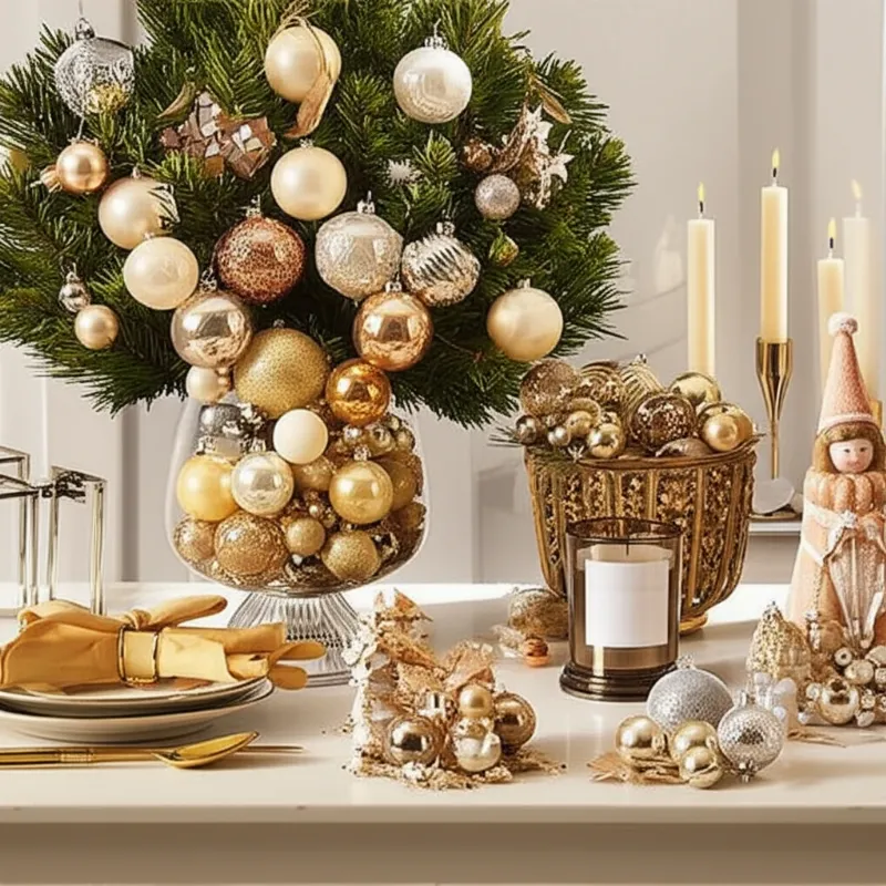 Đồ decor trang trí Noel tại nhà của Peony Home mang phong cách sang trọng, tinh tế