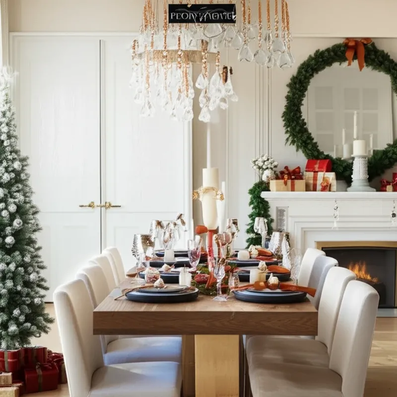 Ý tưởng trang trí Noel sang trọng cho căn hộ và biệt thự từ Peony Home với phong cách Modern Chic và Classic Elegance