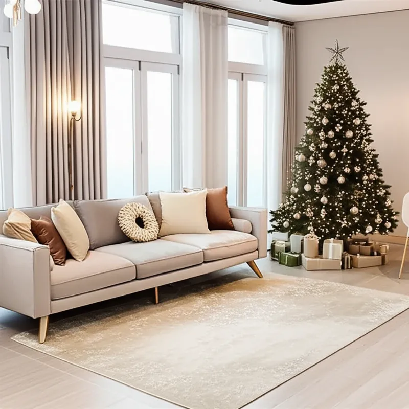 Trang trí Noel tại nhà cho phòng khách theo phong cách hiện đại, tinh tế của Peony Home
