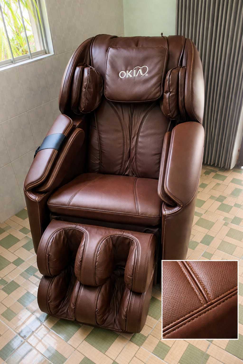Ghế massage bọc lại Microfiber chống thấm tại Quận 3 TPHCM PeonyHome