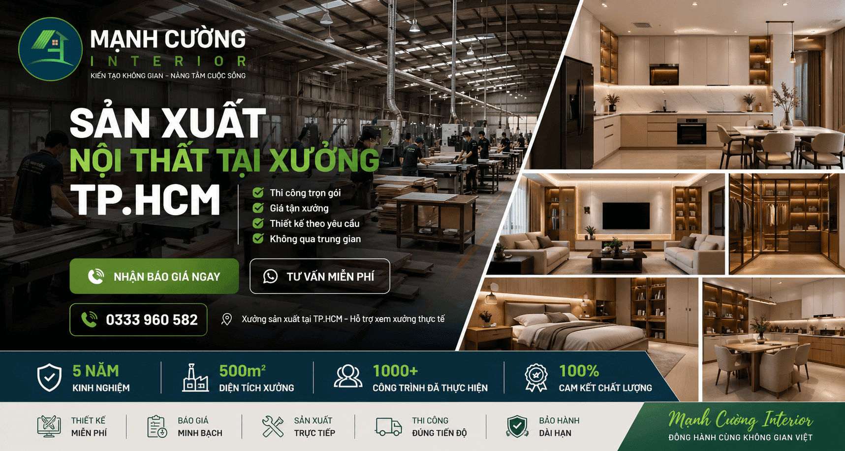 Sản xuất nội thất